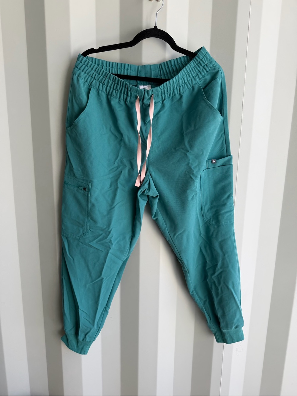 FIGS High Waisted Uman Jogger Scrub Pants Cactus L Petite